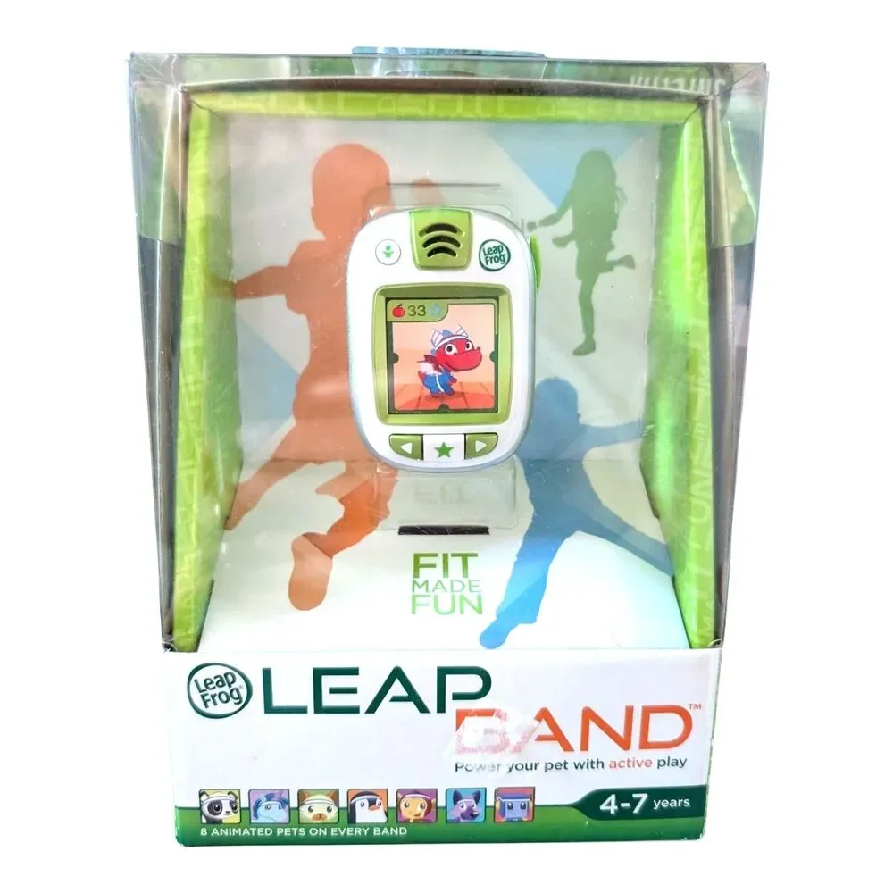 LeapFrog Leap Band Green Kids Activity Watch Learning Educational NEW